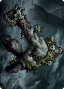 Skull Skaab Art Card [Art Series: Innistrad: Crimson Vow] 67
