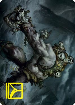 Skull Skaab Art Card (Gold-Stamped Signature) [Art Series: Innistrad: Crimson Vow] 67