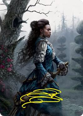 Mina Harker Art Card (Gold-Stamped Signature) [Art Series: Innistrad: Crimson Vow] 70