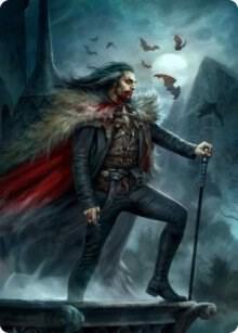 Dracula, Blood Immortal Art Card [Art Series: Innistrad: Crimson Vow] 71
