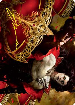 Bloodvial Purveyor Art Card (Gold-Stamped Signature) [Art Series: Innistrad: Crimson Vow] 72