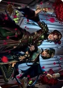 Falkenrath Celebrants (73/81) Art Card [Art Series: Innistrad: Crimson Vow] 73