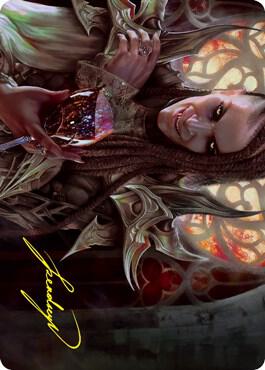 Voldaren Epicure (74/81) Art Card (Gold-Stamped Signature) [Art Series: Innistrad: Crimson Vow] 74