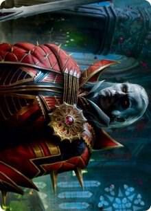 Edgar, Charmed Groom (75/81) Art Card [Art Series: Innistrad: Crimson Vow] 75