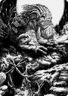 Grolnok, the Omnivore Art Card [Art Series: Innistrad: Crimson Vow] 77