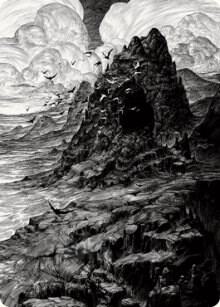 Mountain Art Card [Art Series: Innistrad: Crimson Vow] 80