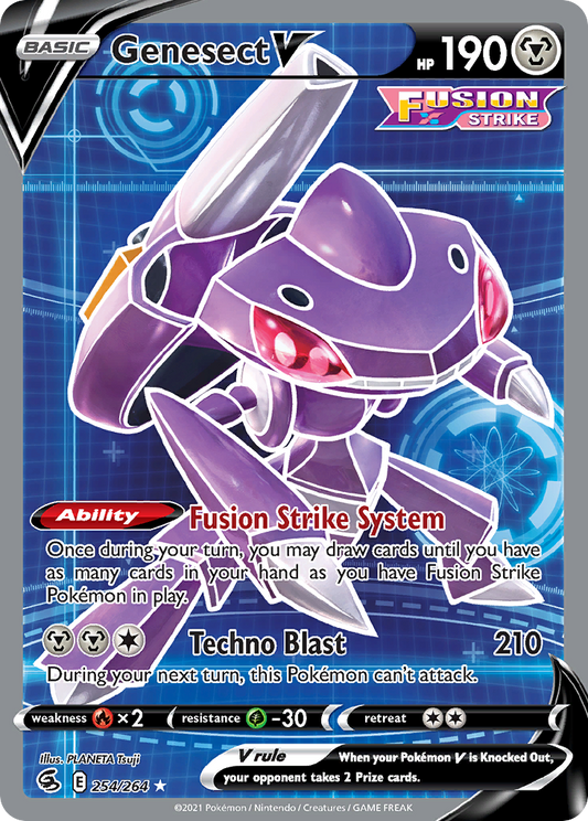 Genesect V - 254/264 Fusion Strike