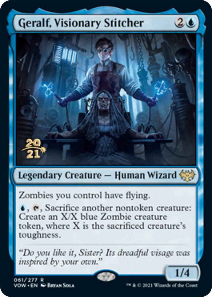 Geralf, Visionary Stitcher [Prerelease Cards] 61