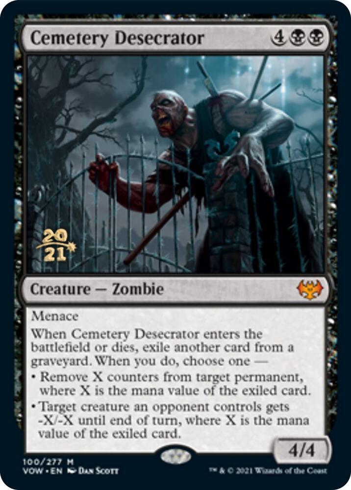 Cemetery Desecrator [Prerelease Cards] 100