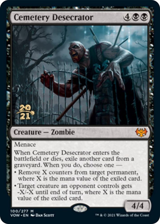 Cemetery Desecrator [Prerelease Cards] 100
