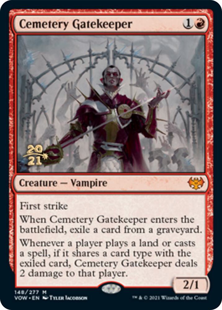 Cemetery Gatekeeper [Prerelease Cards] 148