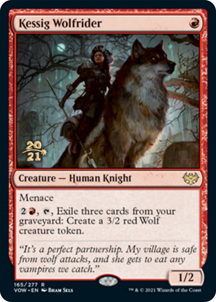 Kessig Wolfrider [Prerelease Cards] 165