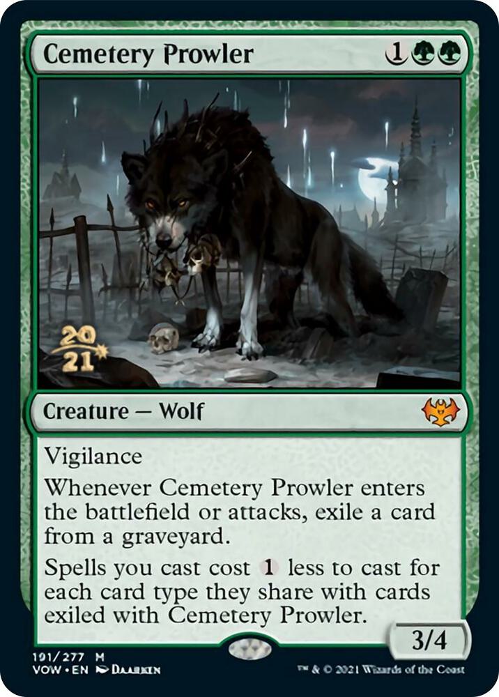 Cemetery Prowler [Prerelease Cards] 191
