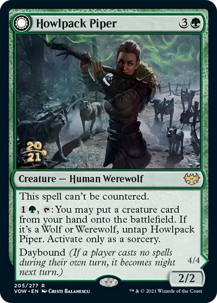 Howlpack Piper [Prerelease Cards] 205