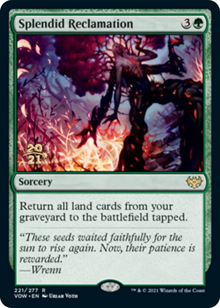 Splendid Reclamation (VOW) [Prerelease Cards] 221