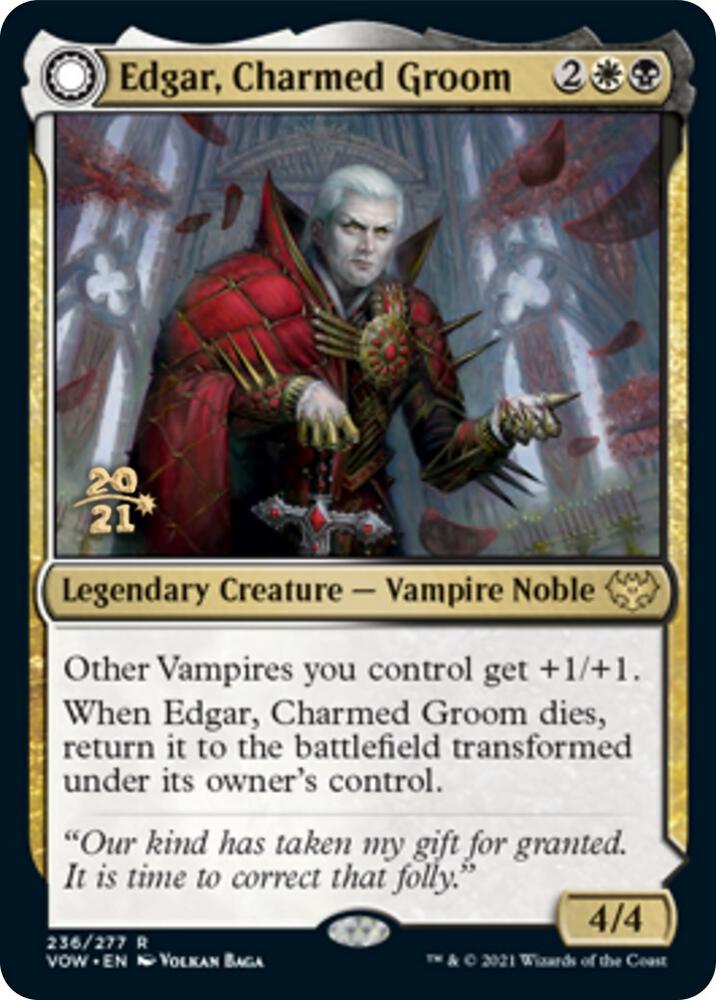 Edgar, Charmed Groom [Prerelease Cards] 236