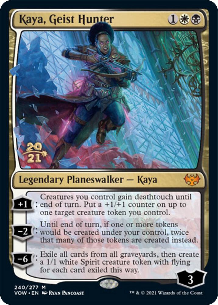 Kaya, Geist Hunter [Prerelease Cards] 240