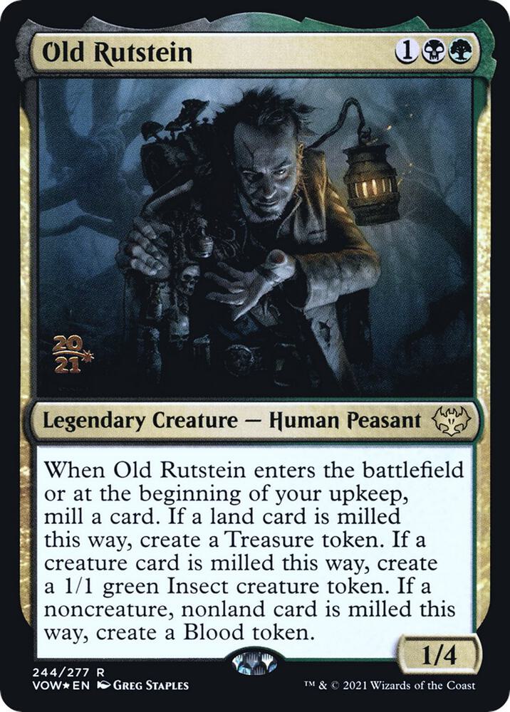 Old Rutstein [Prerelease Cards] 244