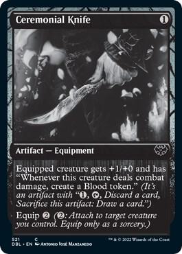 Ceremonial Knife [Innistrad: Double Feature] 521