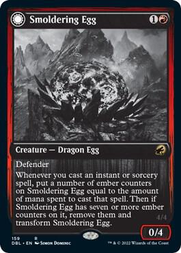 Smoldering Egg [Innistrad: Double Feature] 159