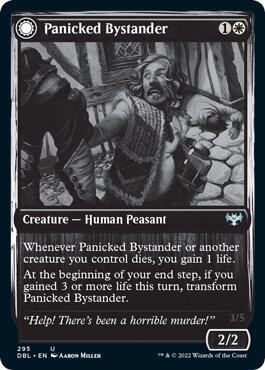 Panicked Bystander [Innistrad: Double Feature] 295