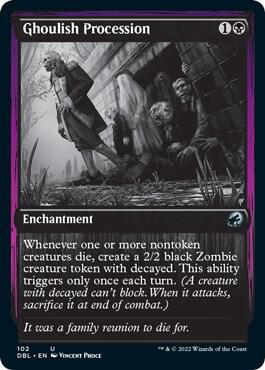 Ghoulish Procession [Innistrad: Double Feature] 102