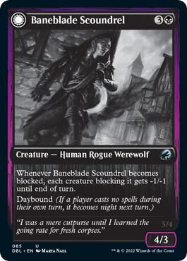 Baneblade Scoundrel [Innistrad: Double Feature] 85