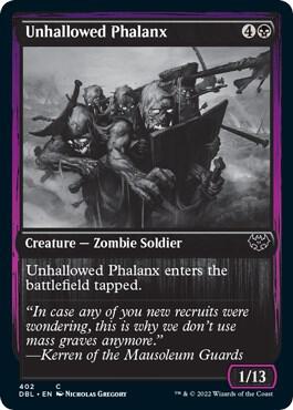 Unhallowed Phalanx [Innistrad: Double Feature] 402