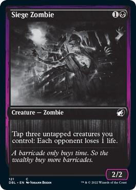 Siege Zombie [Innistrad: Double Feature] 121