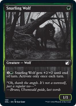 Snarling Wolf (199) [Innistrad: Double Feature] 199