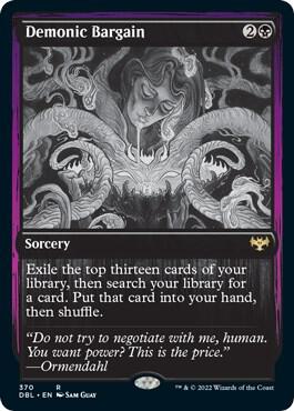 Demonic Bargain [Innistrad: Double Feature] 370