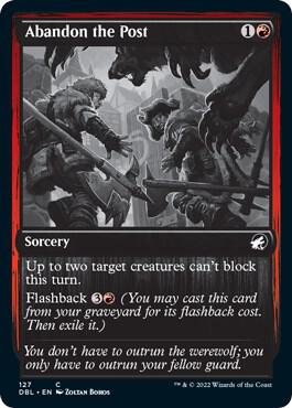 Abandon the Post [Innistrad: Double Feature] 127