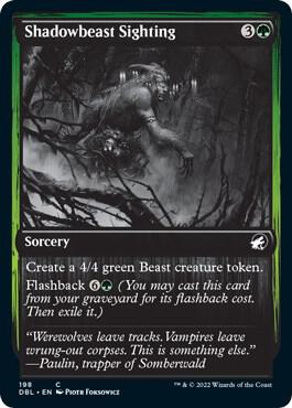 Shadowbeast Sighting [Innistrad: Double Feature] 198