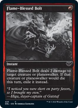 Flame-Blessed Bolt [Innistrad: Double Feature] 425