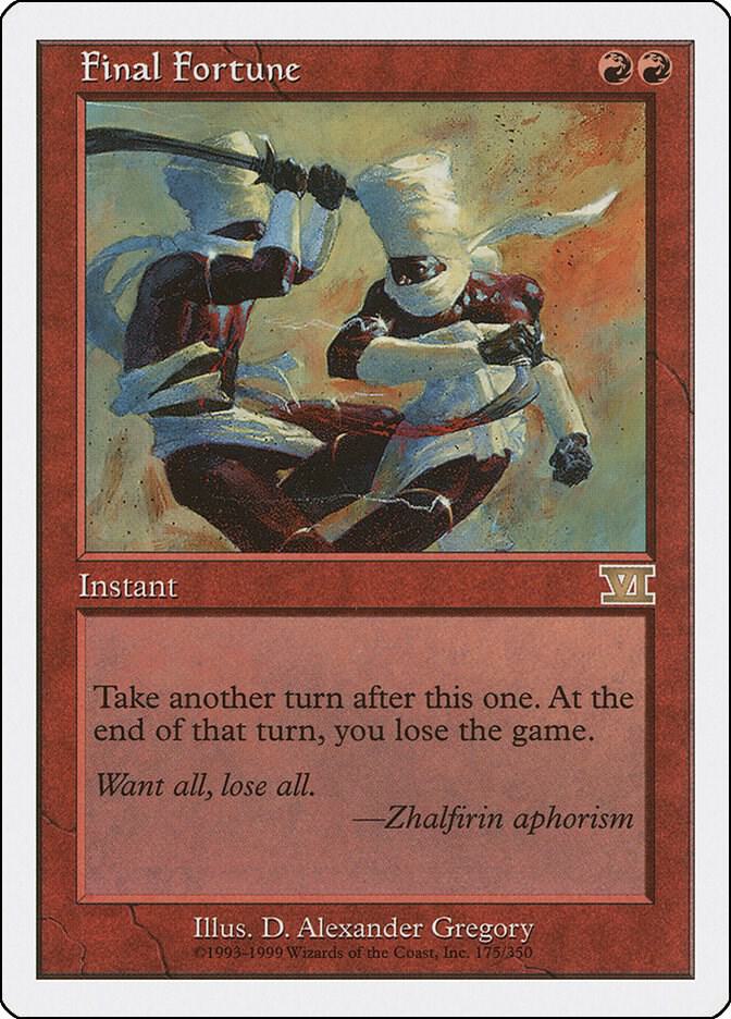 Final Fortune [Classic Sixth Edition] 175