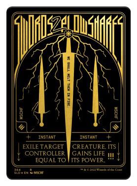 Swords to Plowshares (Foil Etched) (Gold) [Secret Lair Drop Series] 364