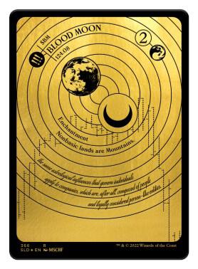 Blood Moon (Foil Etched) (Gold) [Secret Lair Drop Series] 366