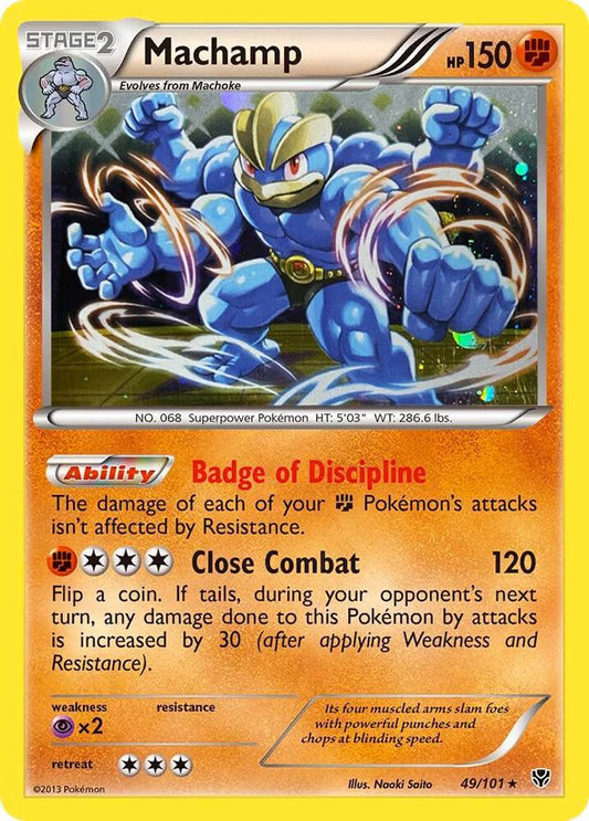 Machamp - 49/101 (Cosmos Holo) [Blister Exclusives] 049/101
