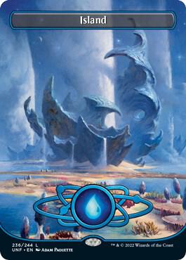 Island (236) (Borderless) [Unfinity] 236
