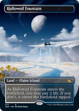 Hallowed Fountain (Borderless) [Unfinity] 277