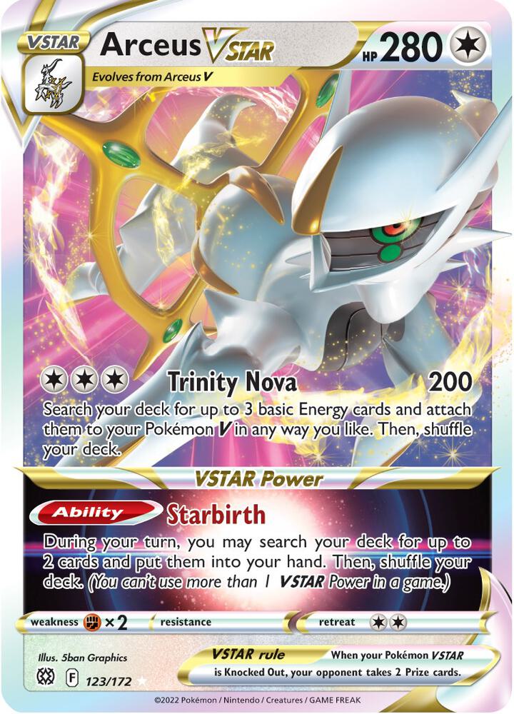 Arceus VSTAR [SWSH09: Brilliant Stars] 123/172
