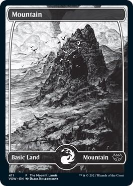 Mountain (Moonlit Land) (Foil Etched) [WPN & Gateway Promos] 411