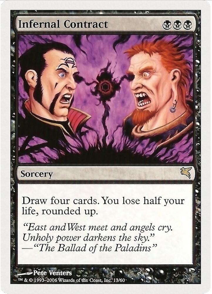 Infernal Contract [Magic Encyclopedia 2005 (Salvat/Hachette)] 13