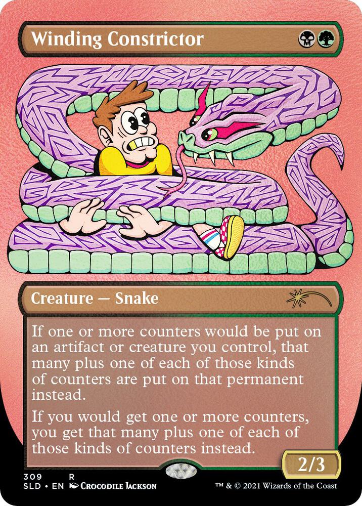 Winding Constrictor (Foil Etched) [Secret Lair Drop Series] 309