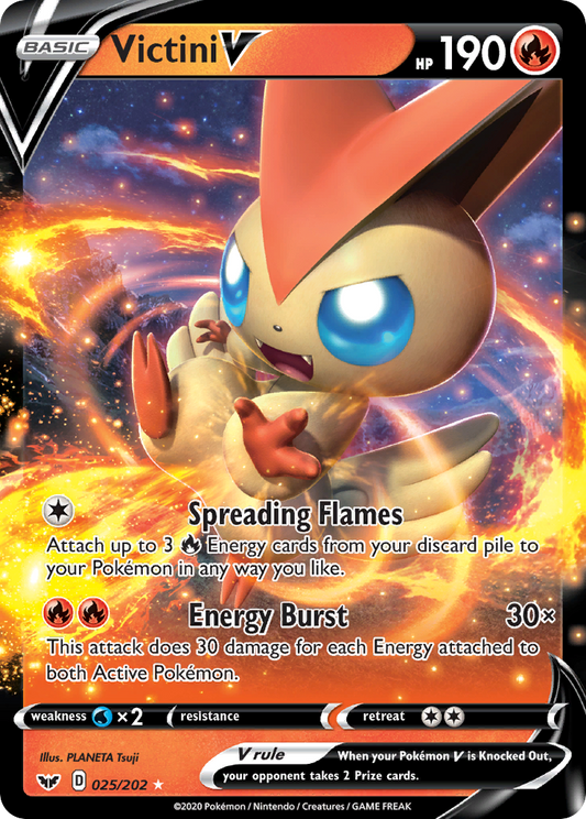 Victini V - 25/202 Sword & Shield