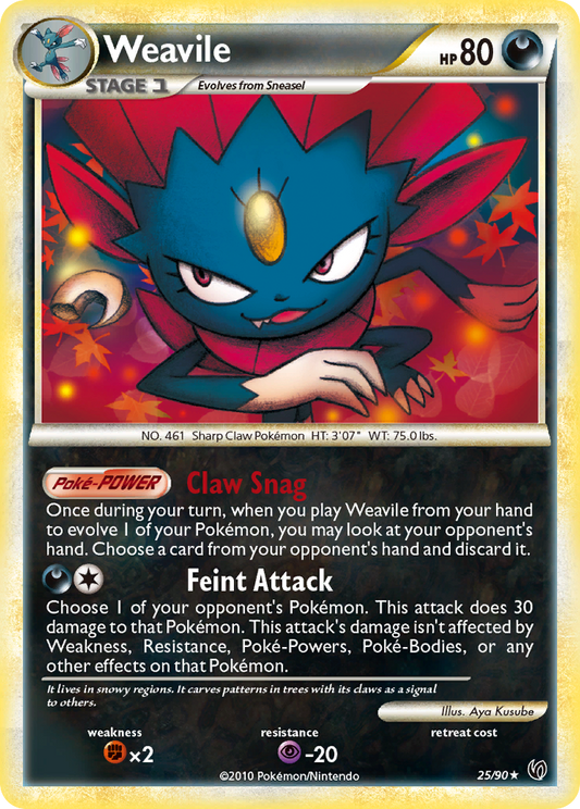 Weavile - 25/90 HS—Undaunted