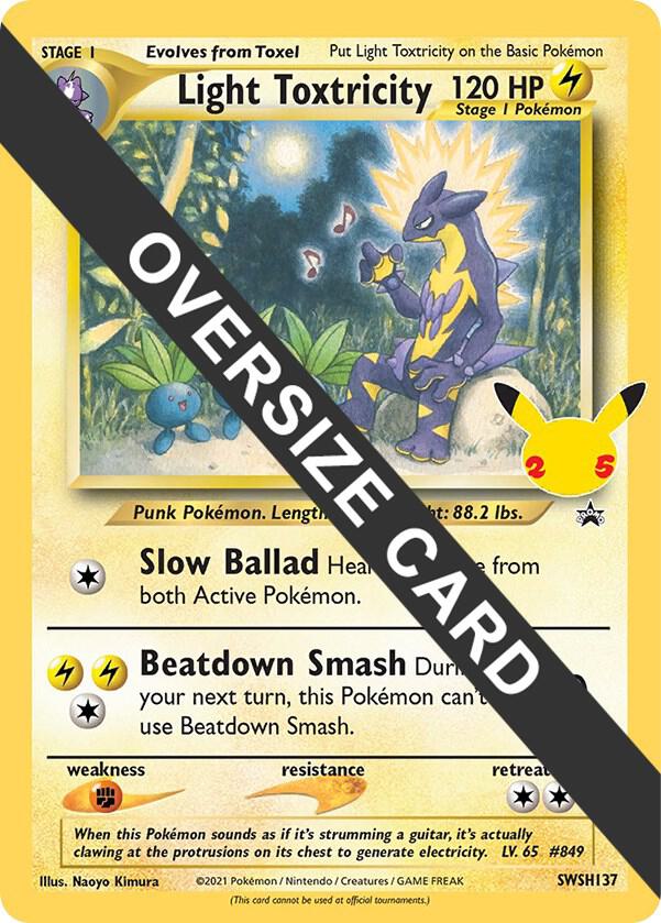 Light Toxtricity - SWSH137 [Jumbo Cards] SWSH137
