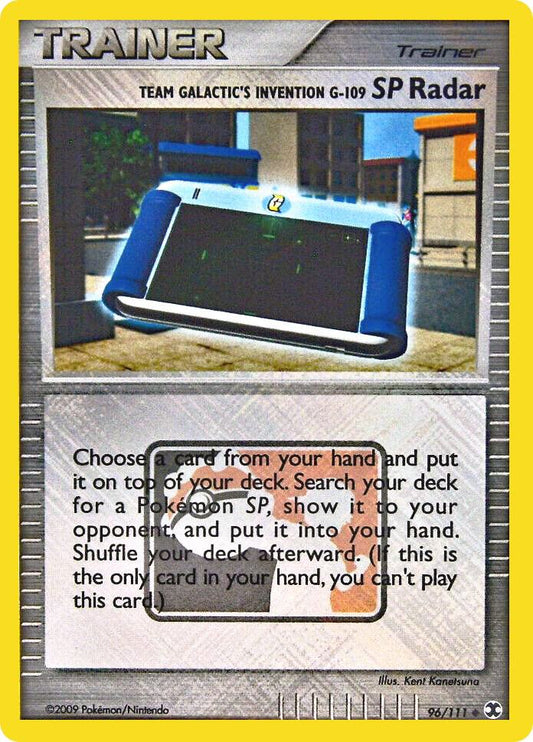 Team Galactic's Invention G-109 SP Radar - 96/111 (League Promo) [League & Championship Cards] 096/111