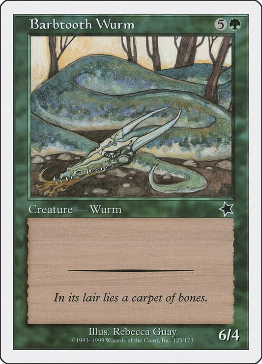 Barbtooth Wurm [Starter 1999] 125