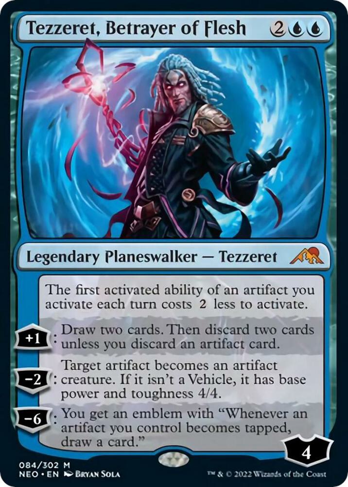 Tezzeret, Betrayer of Flesh [Kamigawa: Neon Dynasty] 84